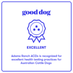 Good Dog Excellent Breeder Badge
